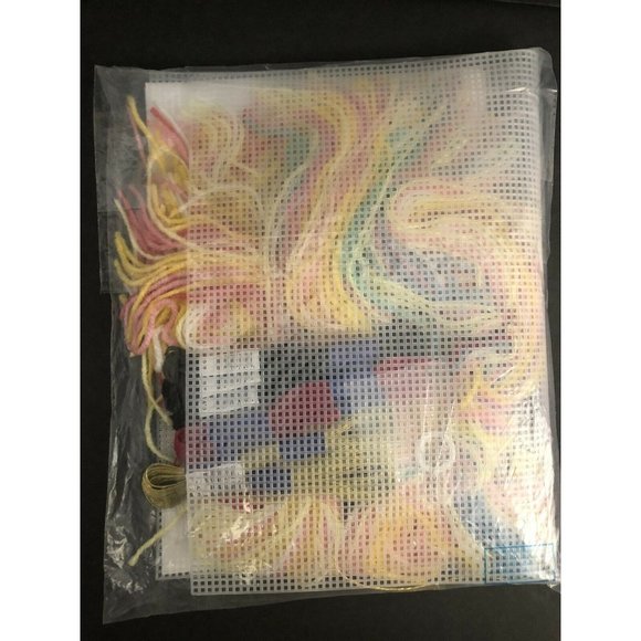 COPY - Craftways Fairy Wall Hanging Cross Stitch 12x17 Plastic Canvas Kit Cotta… - Picture 5 of 5